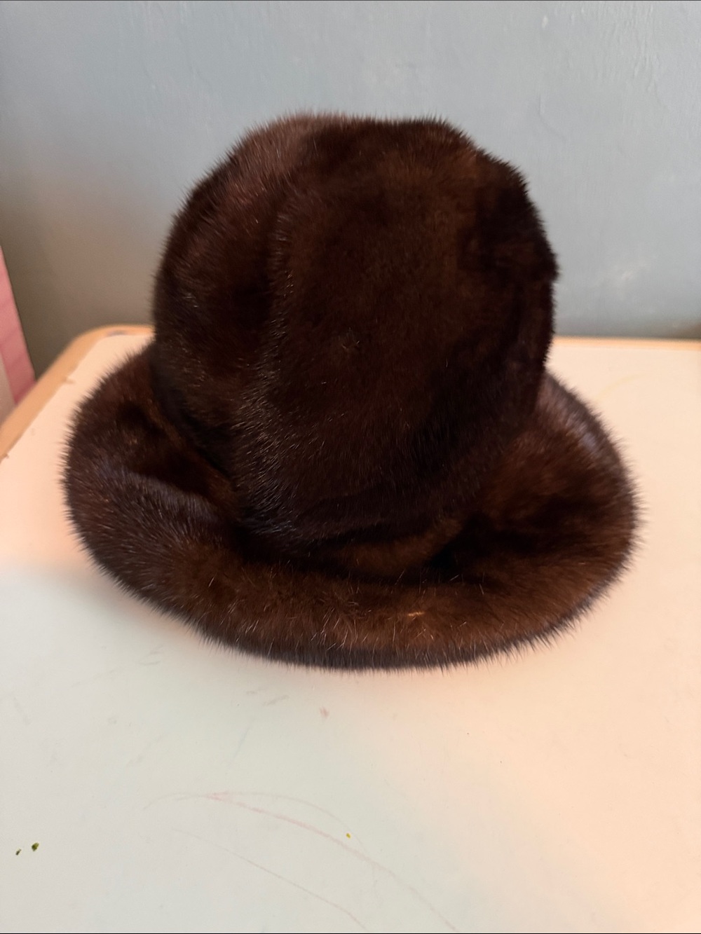 Classic Brown Fur Bucket Hat - Women Accessories
